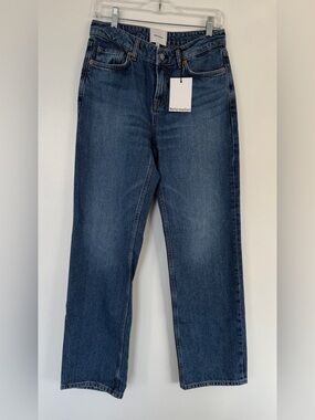 Reformation NWT Women’s Charlee Low Rise  Straight Leg Jeans